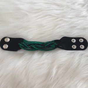 green braid bracelet